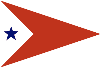 Burgee of the Encinal Yacht Club.