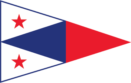 Burgee of the St. Francis Yacht Club.